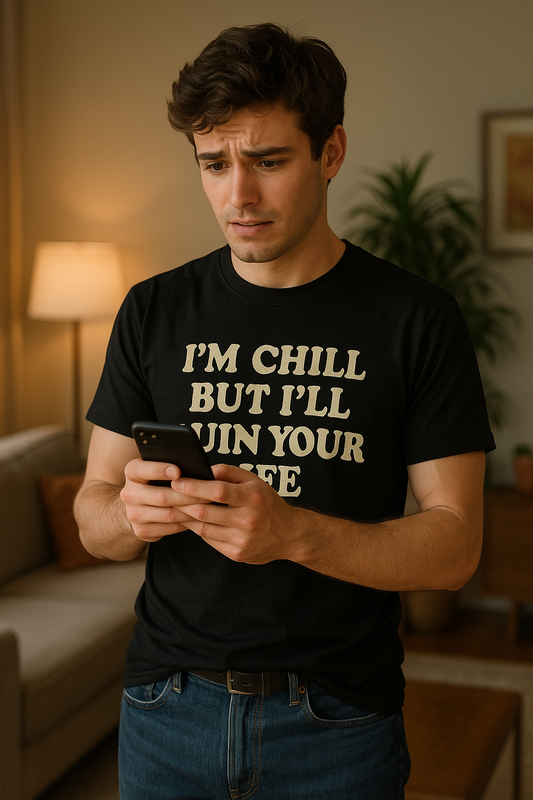 "Your Crush is Coming Over." Emergency T-shirt Guide