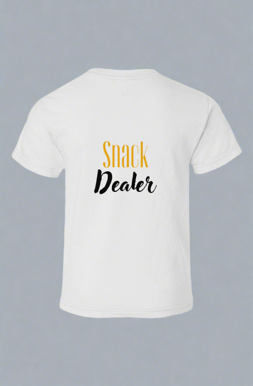 Snack Dealer- Organic Kids T Shirt - Crayons & Chaos