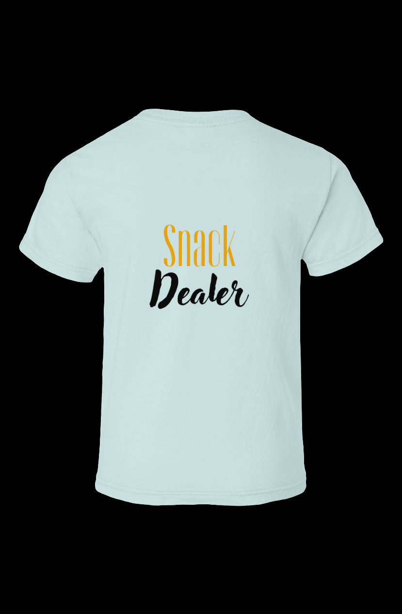 Snack Dealer- Organic Kids T Shirt - Crayons & Chaos